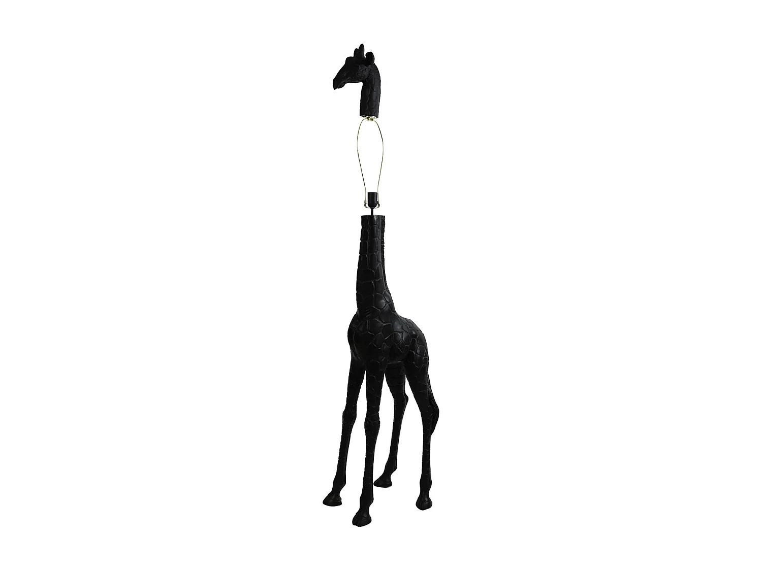 Lampadaire GIRAFFE - 44x33,5x184cm - Noir