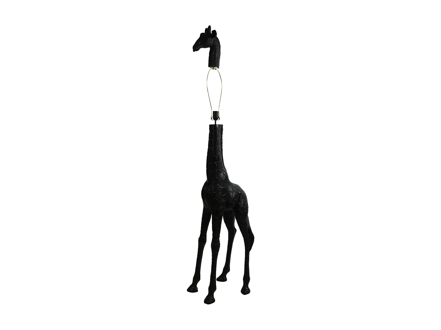 Lampadaire GIRAFFE - 44x33,5x184cm - Noir