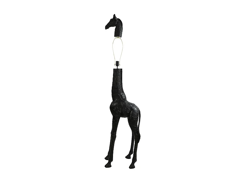 Lampadaire GIRAFFE - 44x33,5x184cm - Noir