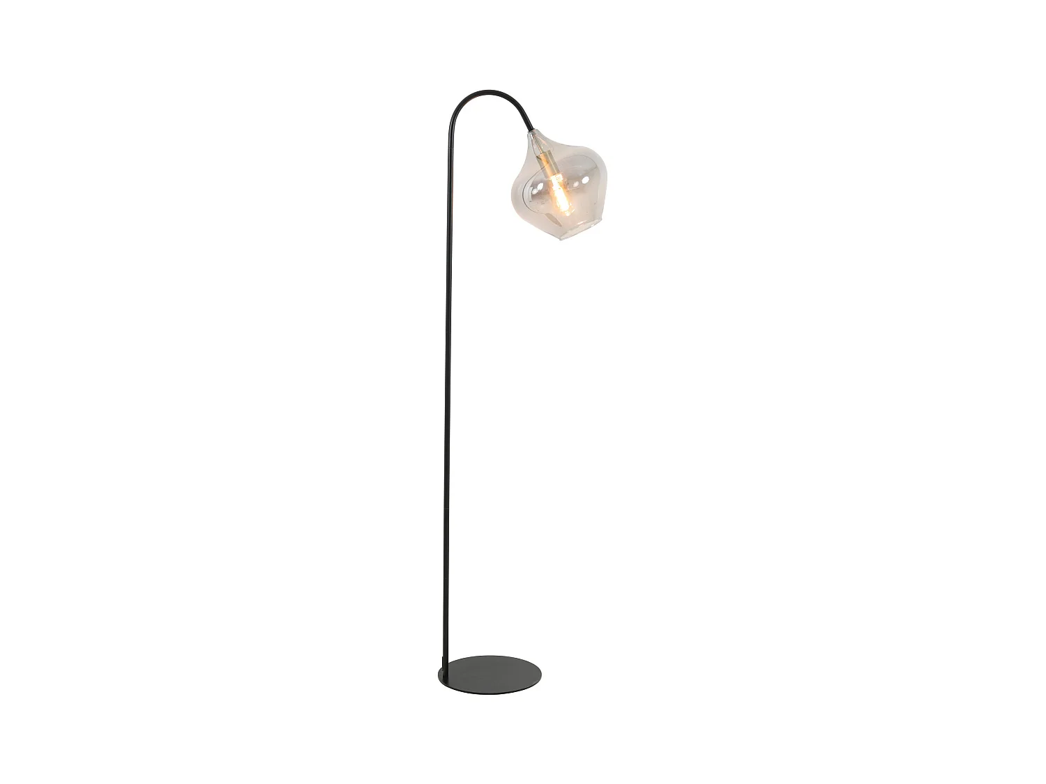Lampadaire RAKEL - 45x28x160cm - Noir