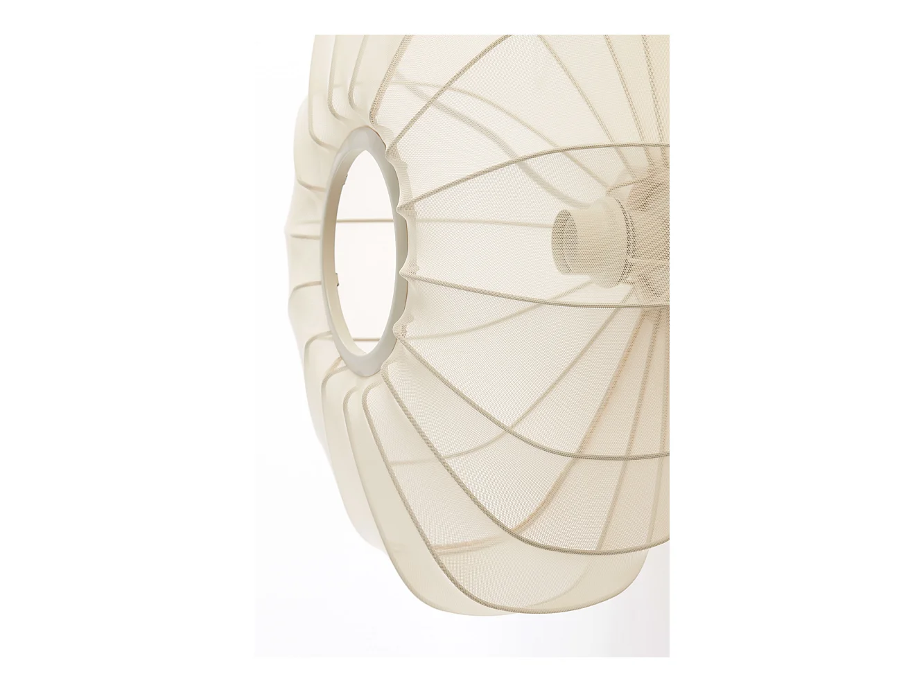 Plafonnier PLUMALIA - Ø50x24cm - Beige