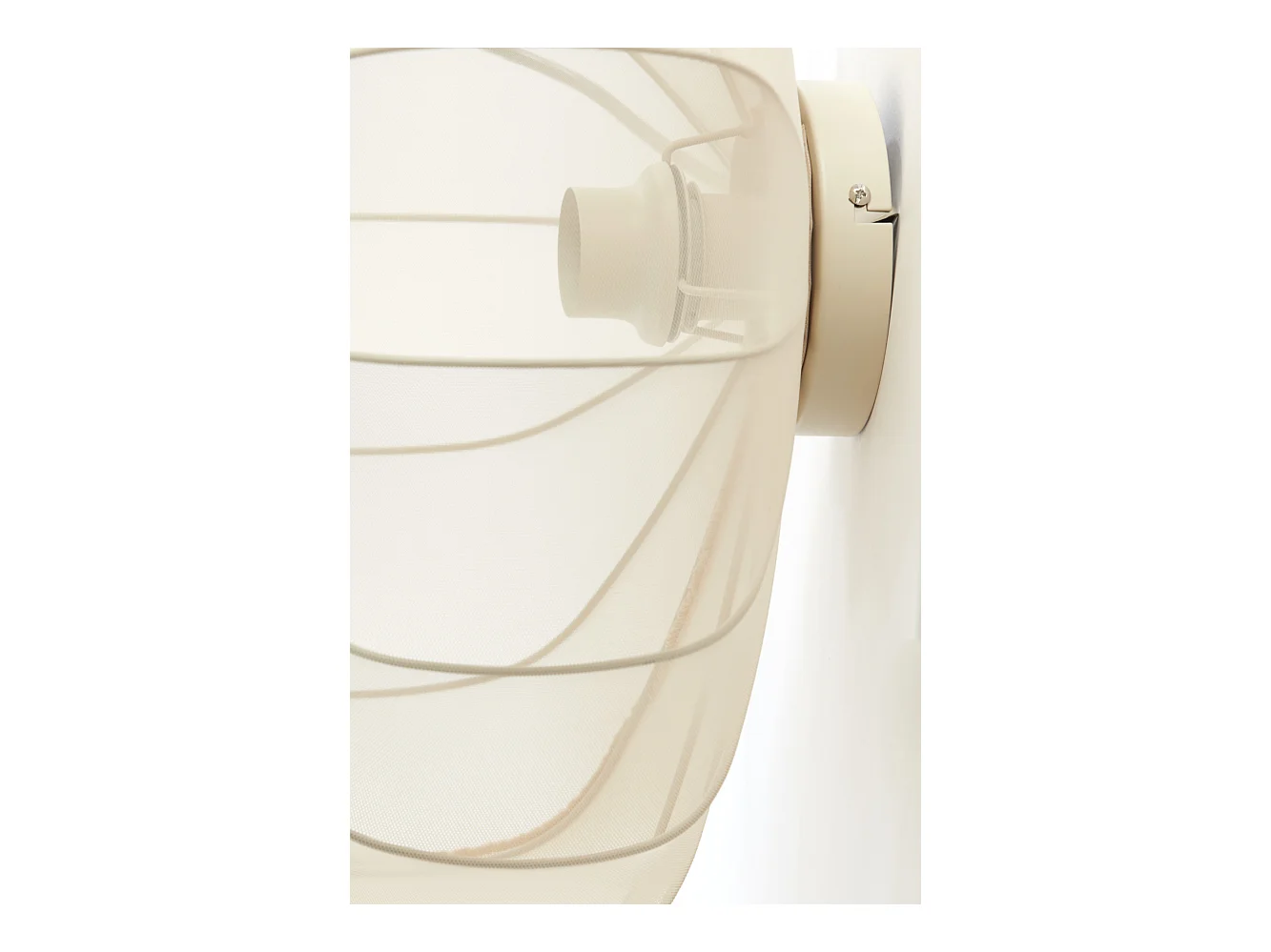 Plafonnier PLUMALIA - Ø50x24cm - Beige