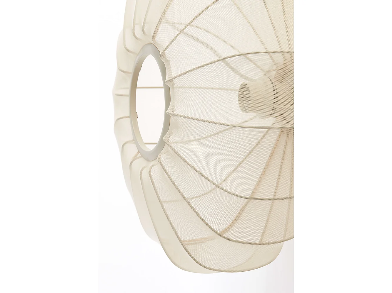 Plafonnier PLUMALIA - Ø50x24cm - Beige