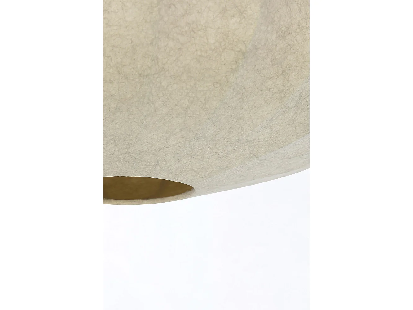 Plafonnier FAY - Ø40x17,5cm - Marron