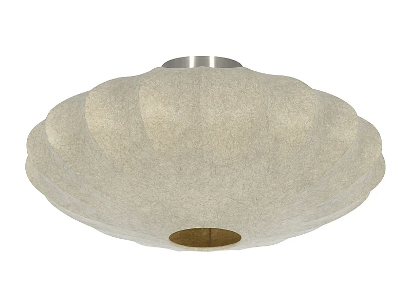 Plafonnier FAY - Ø50x22cm - Marron