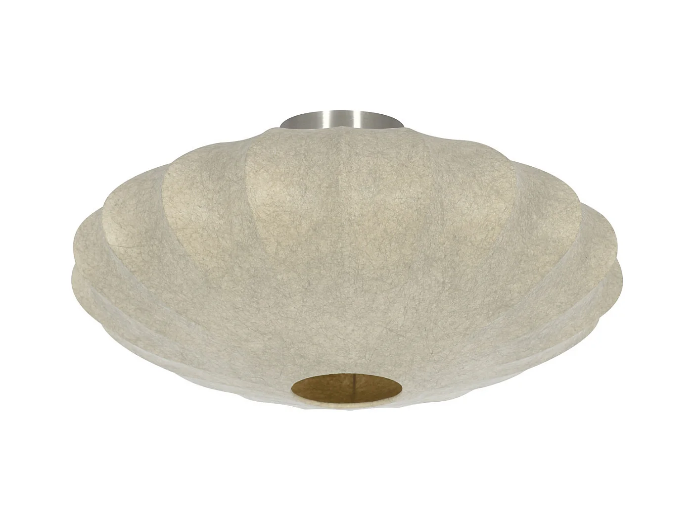 Plafonnier FAY - Ø50x22cm - Marron