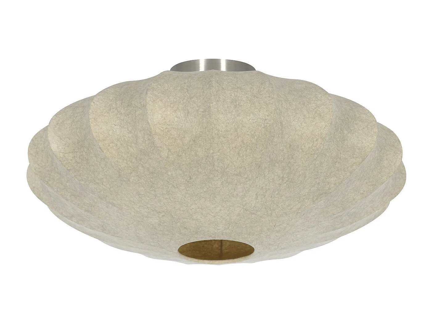 Plafonnier FAY - Ø50x22cm - Marron