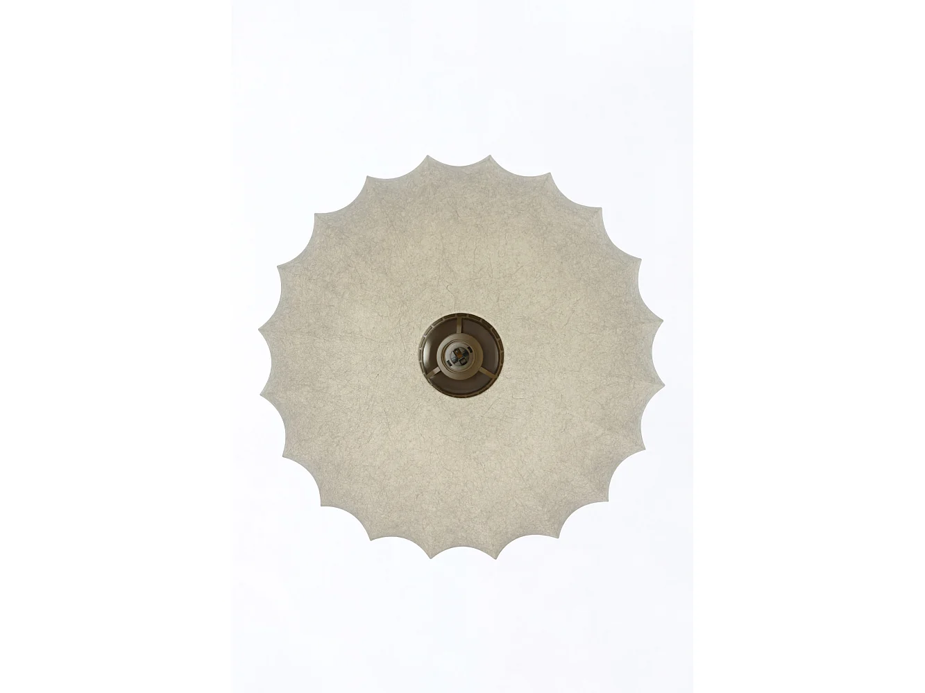 Plafonnier FAY - Ø50x22cm - Marron