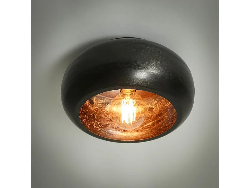 Plafondlamp Sky - Diameter Ø34 - Zwart Nikkel