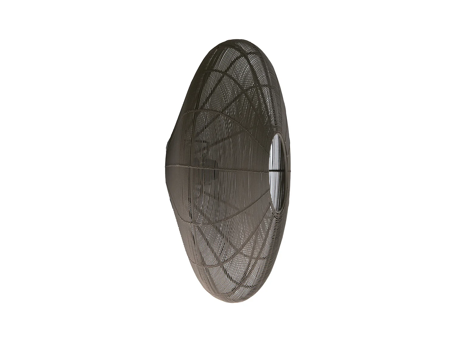 Plafonnier BAHOTO - Ø51x18cm - Marron