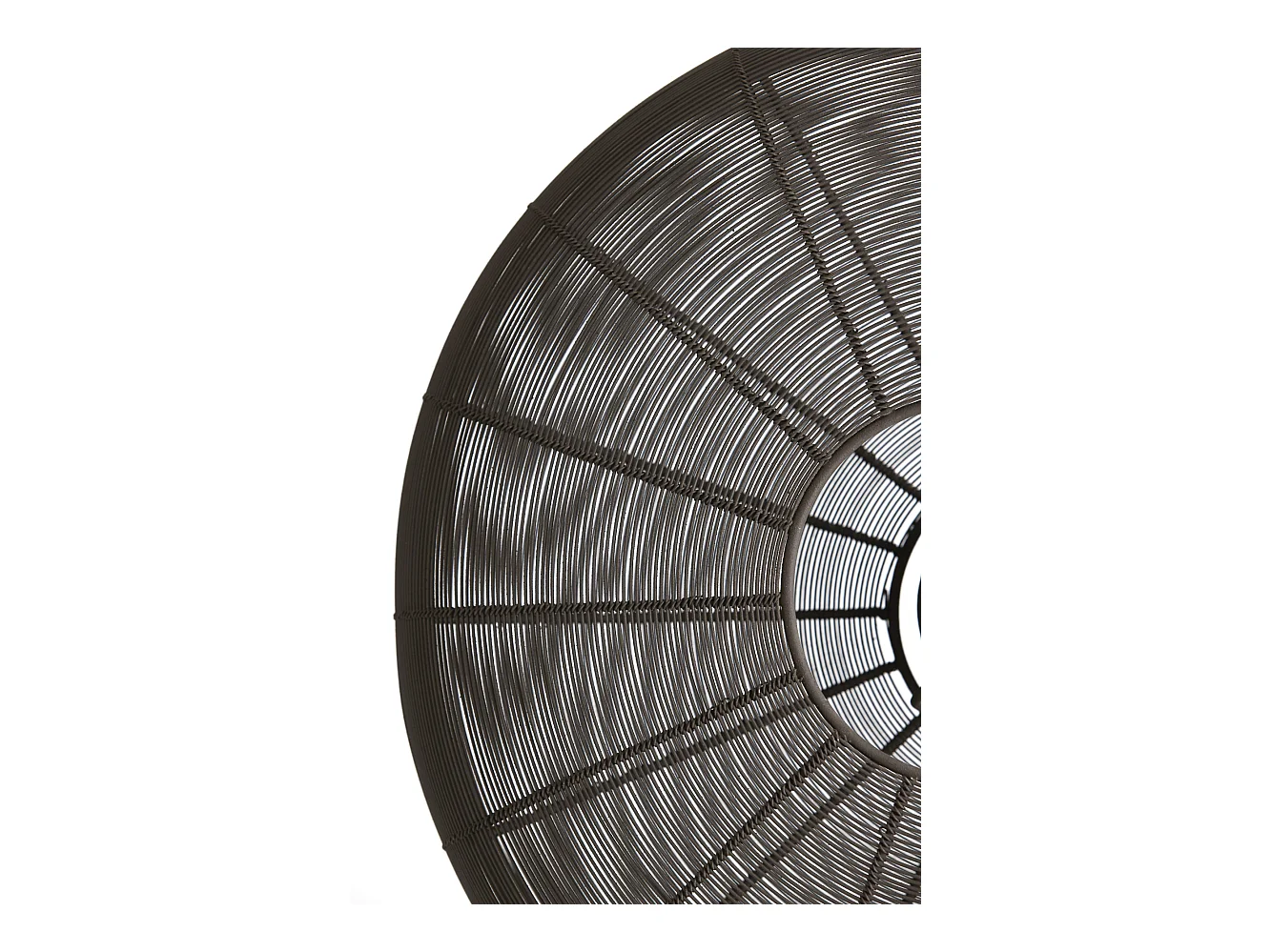 Plafonnier BAHOTO - Ø51x18cm - Marron