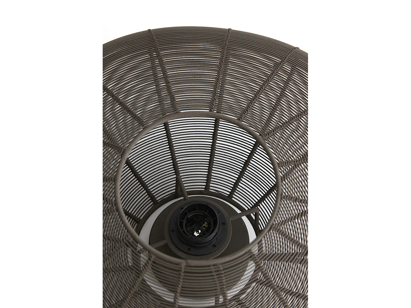 Plafonnier BAHOTO - Ø51x18cm - Marron