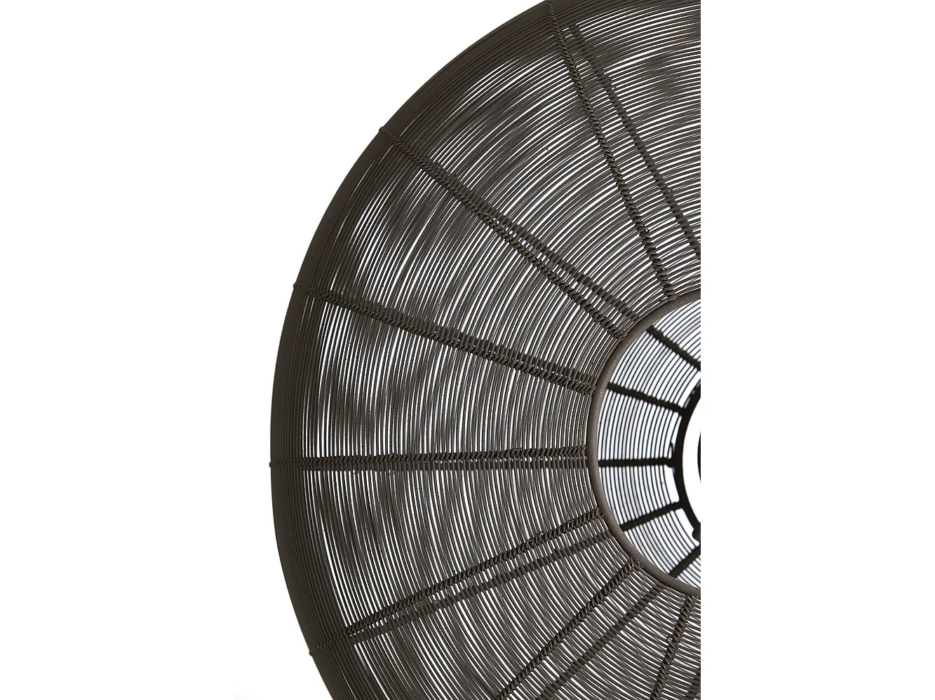 Plafonnier BAHOTO - Ø51x18cm - Marron