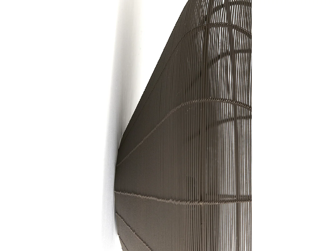 Plafonnier BAHOTO - Ø51x18cm - Marron