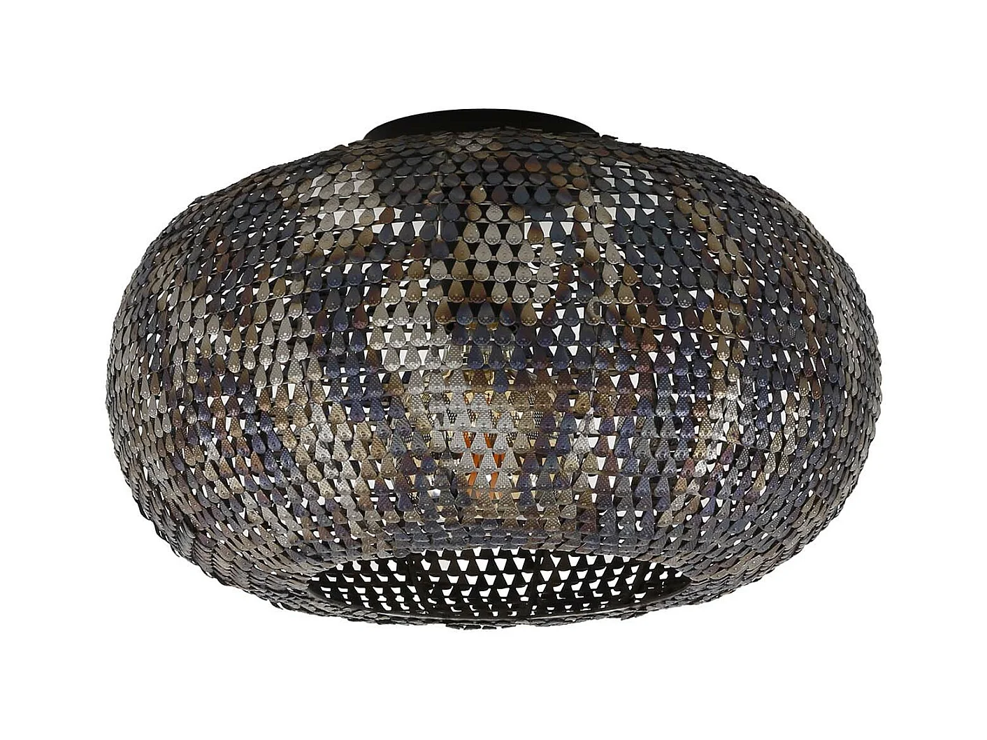 Plafondlamp Ø40 Armor - Zwart Bruin