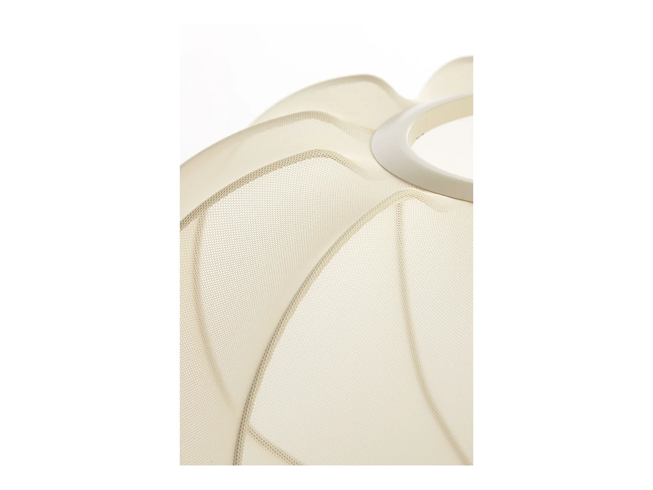 Plafonnier PLUMALIA - Ø40x21cm - Beige