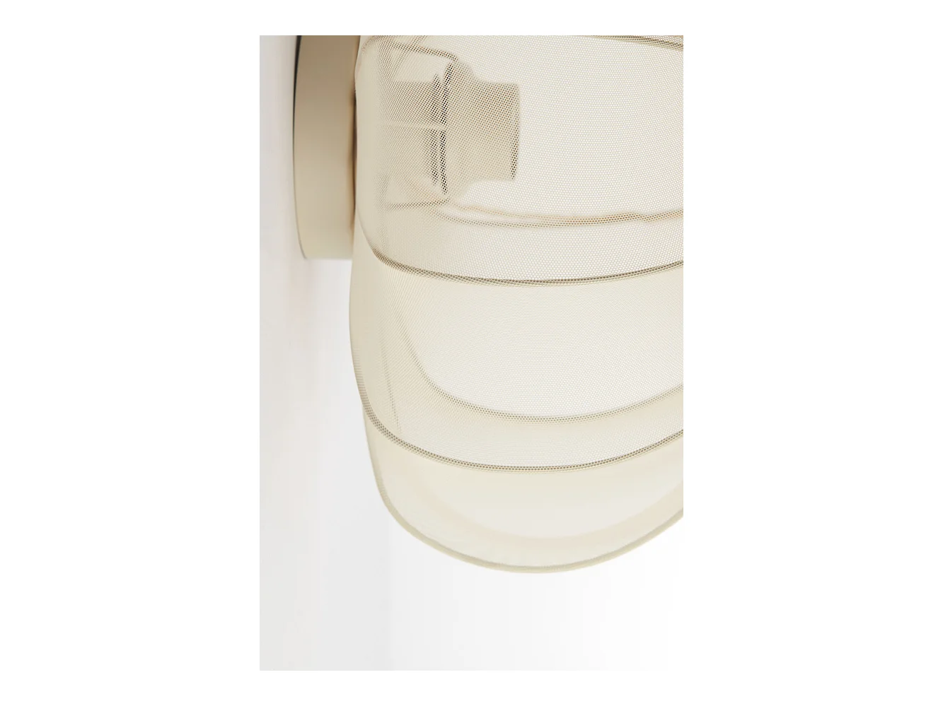 Plafonnier PLUMALIA - Ø40x21cm - Beige