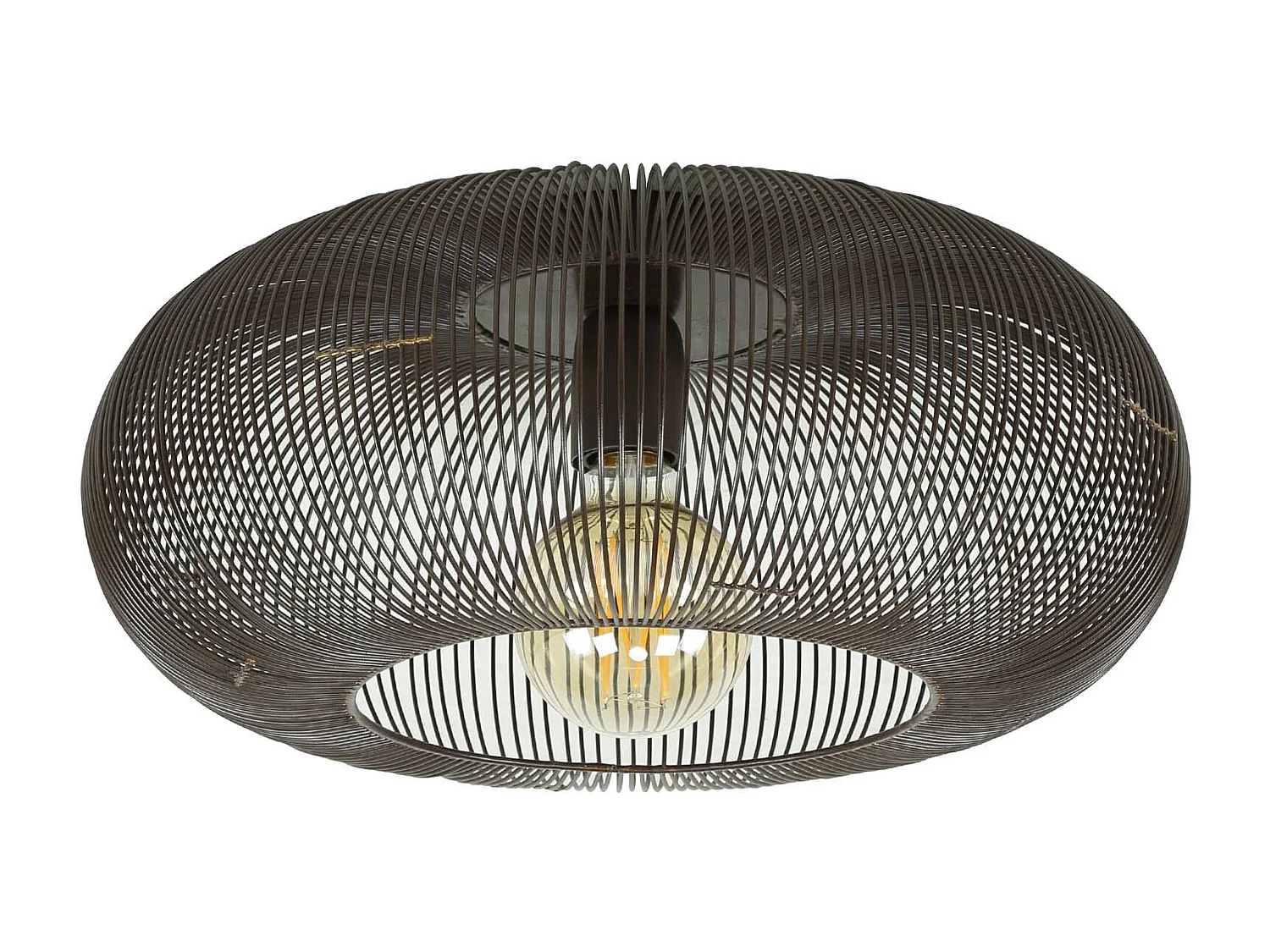 Deckenleuchte Copper Twist - Schwarznickel - Industriell - 43x43x20