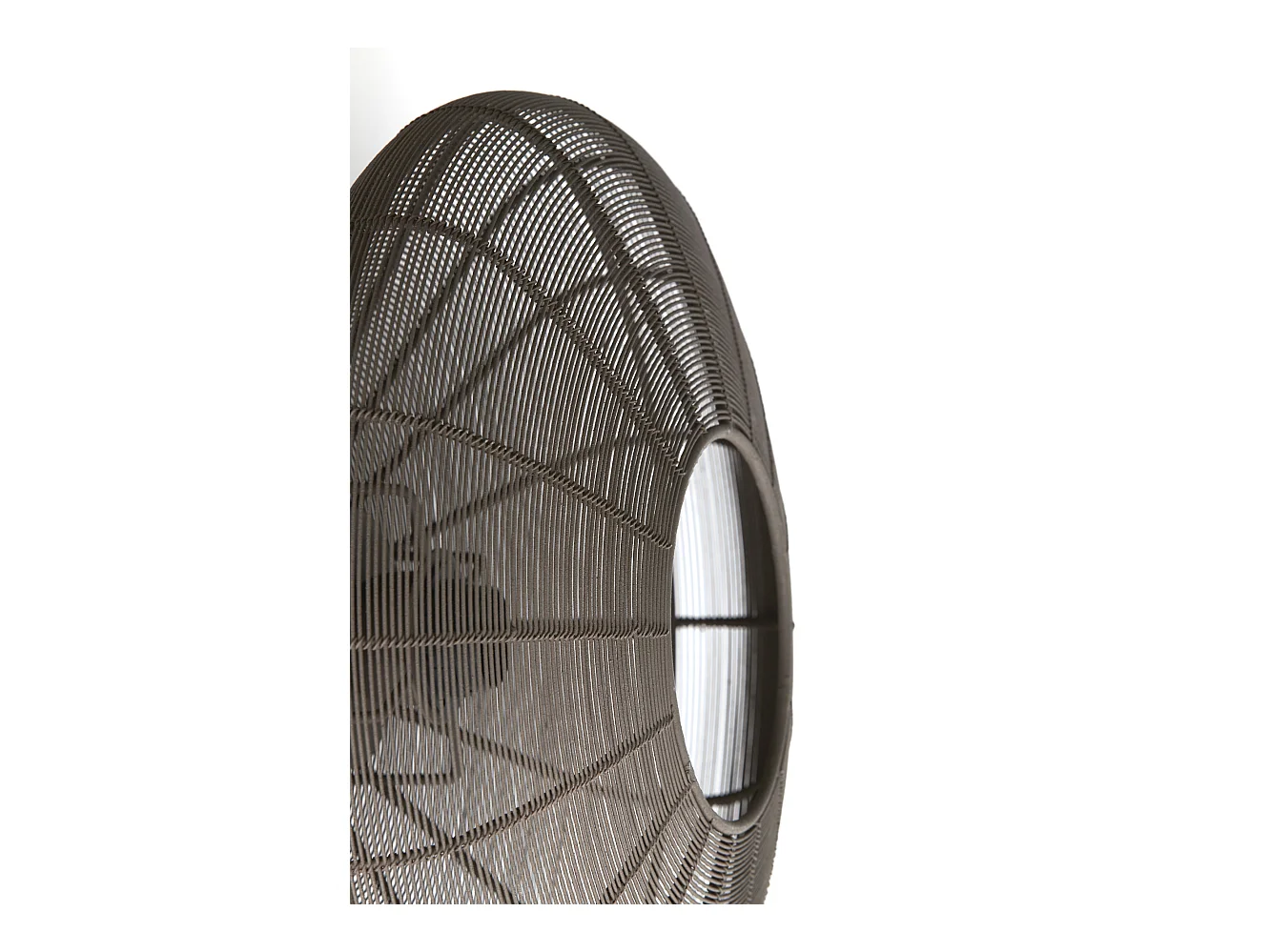 Plafonnier BAHOTO - Ø40x17cm - Marron