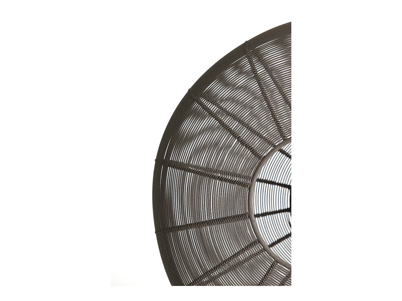 Plafonnier BAHOTO - Ø40x17cm - Marron