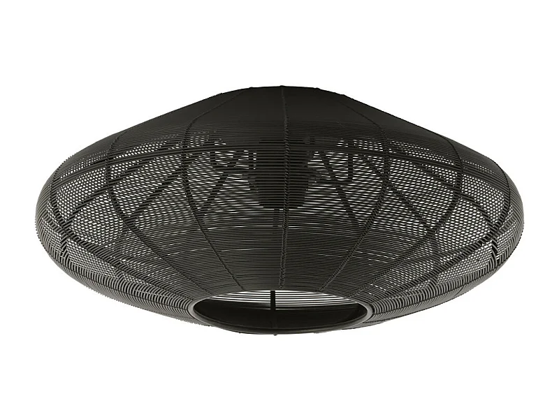 Deckenleuchte BAHOTO - Ø40x17cm - Schwarz