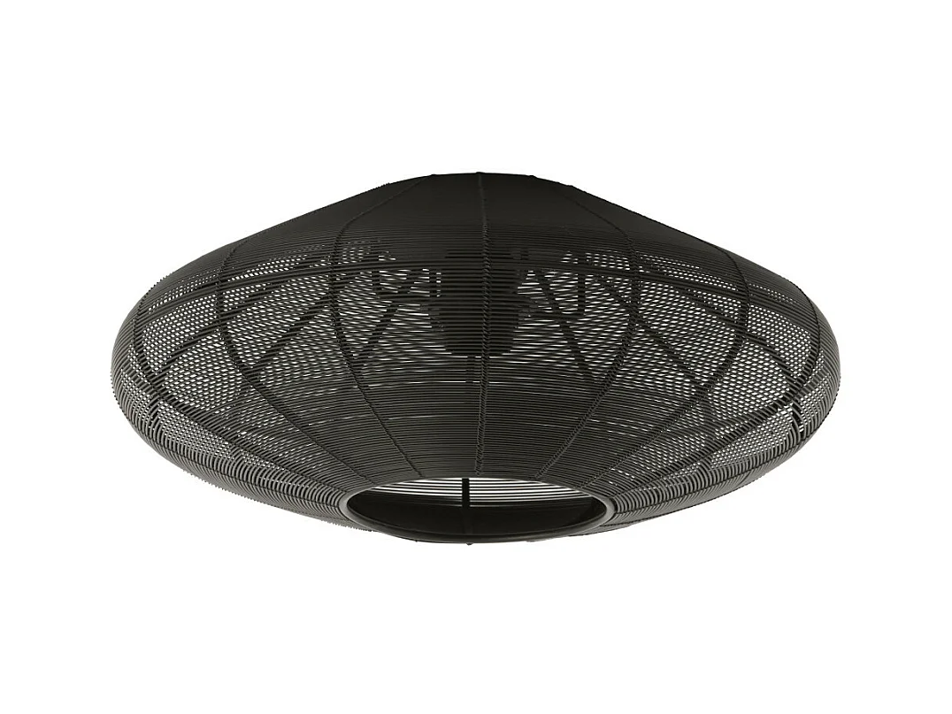 Plafonnier BAHOTO - Ø40x17cm - Noir