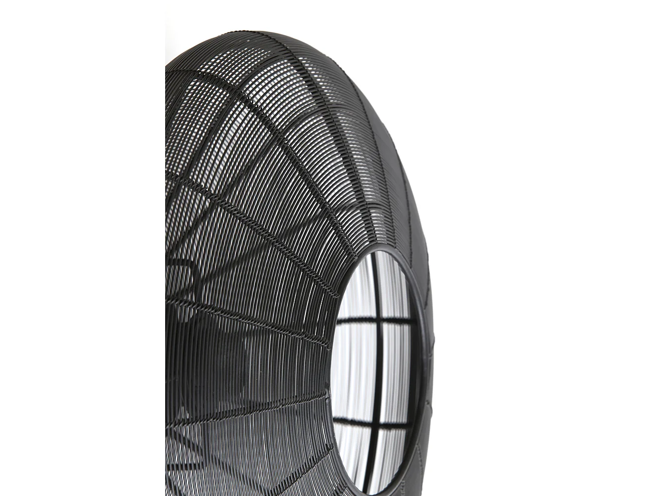 Plafonnier BAHOTO - Ø40x17cm - Noir