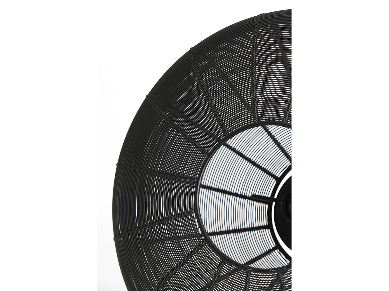 Plafonnier BAHOTO - Ø40x17cm - Noir