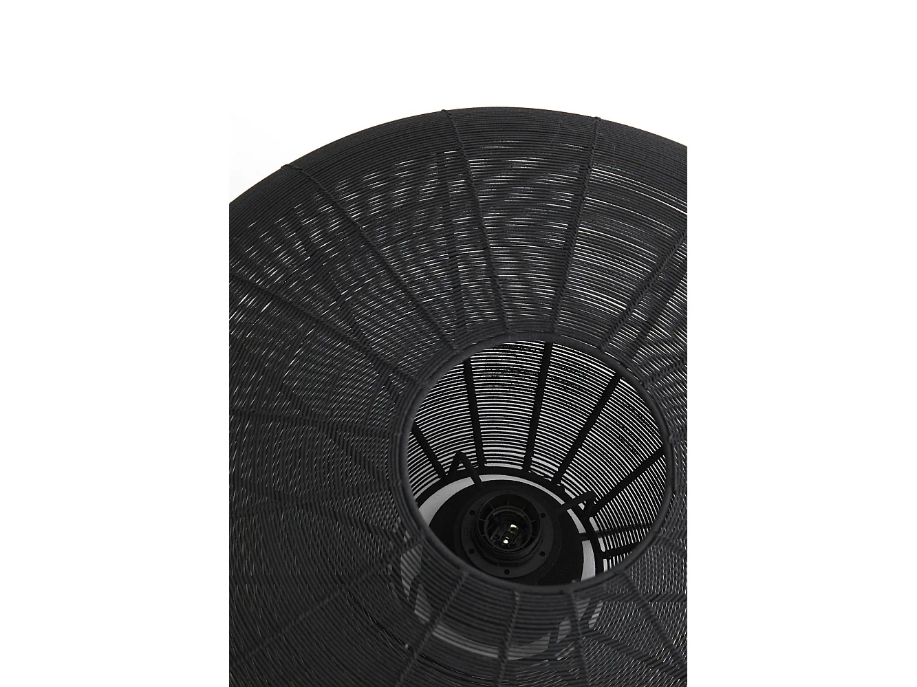 Plafonnier BAHOTO - Ø40x17cm - Noir