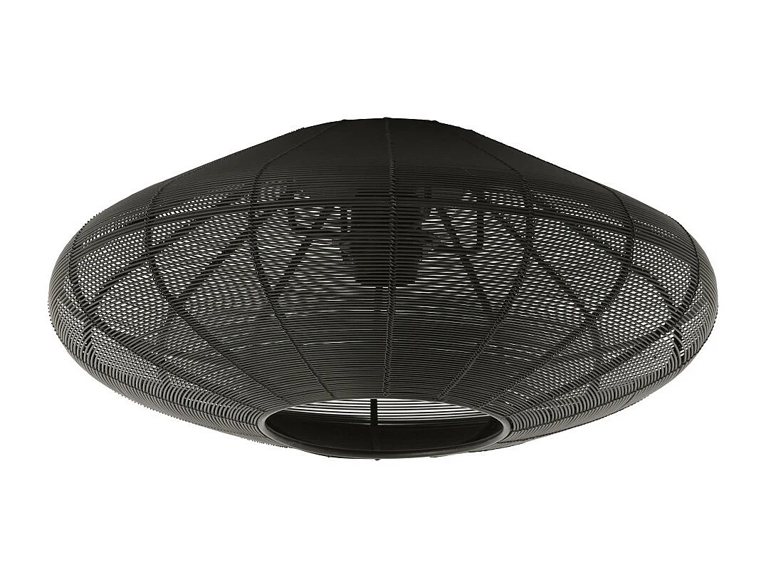 Plafonnier BAHOTO - Ø40x17cm - Noir