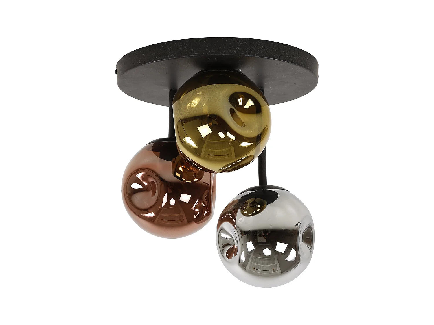 Plafonnier 3L Stellar - Noir Artic