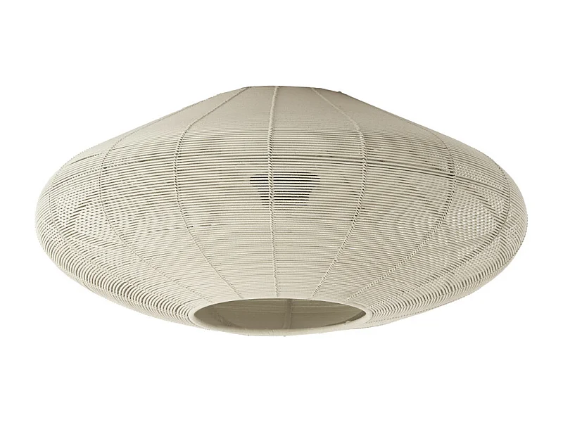 Plafonnier BAHOTO - Ø40x17cm - Blanc