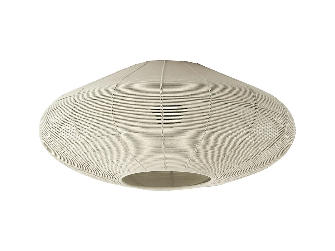 Plafonnier BAHOTO - Ø40x17cm - Blanc