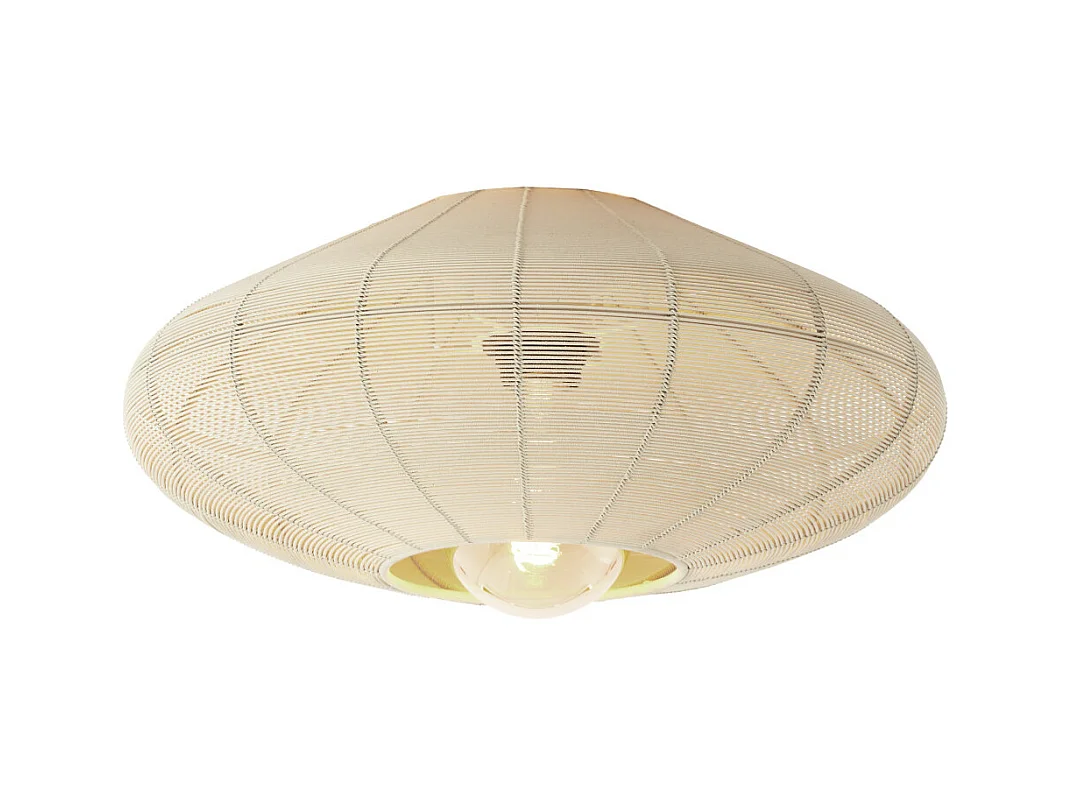 Plafonnier BAHOTO - Ø40x17cm - Blanc