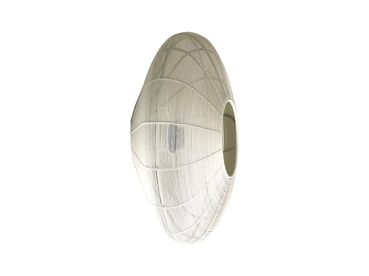 Plafonnier BAHOTO - Ø40x17cm - Blanc