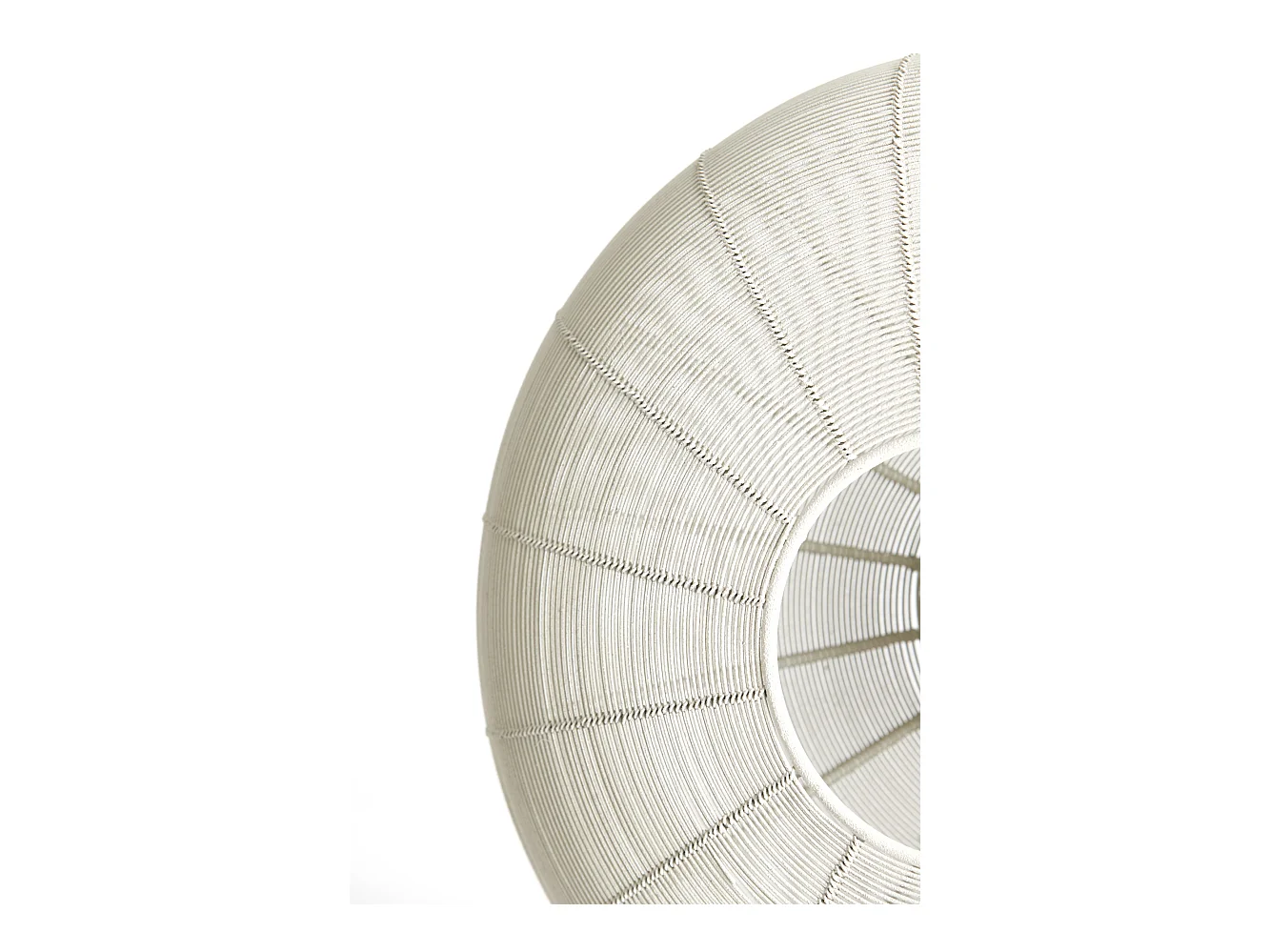 Plafonnier BAHOTO - Ø40x17cm - Blanc