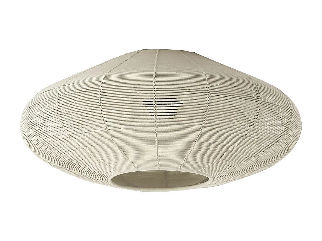 Plafonnier BAHOTO - Ø40x17cm - Blanc