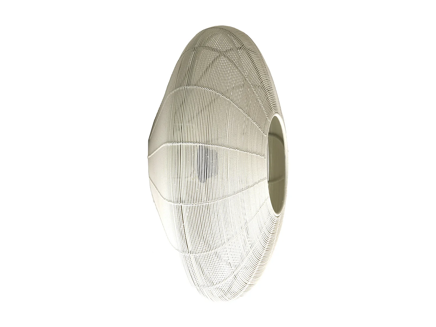 Plafonnier BAHOTO - Ø40x17cm - Blanc