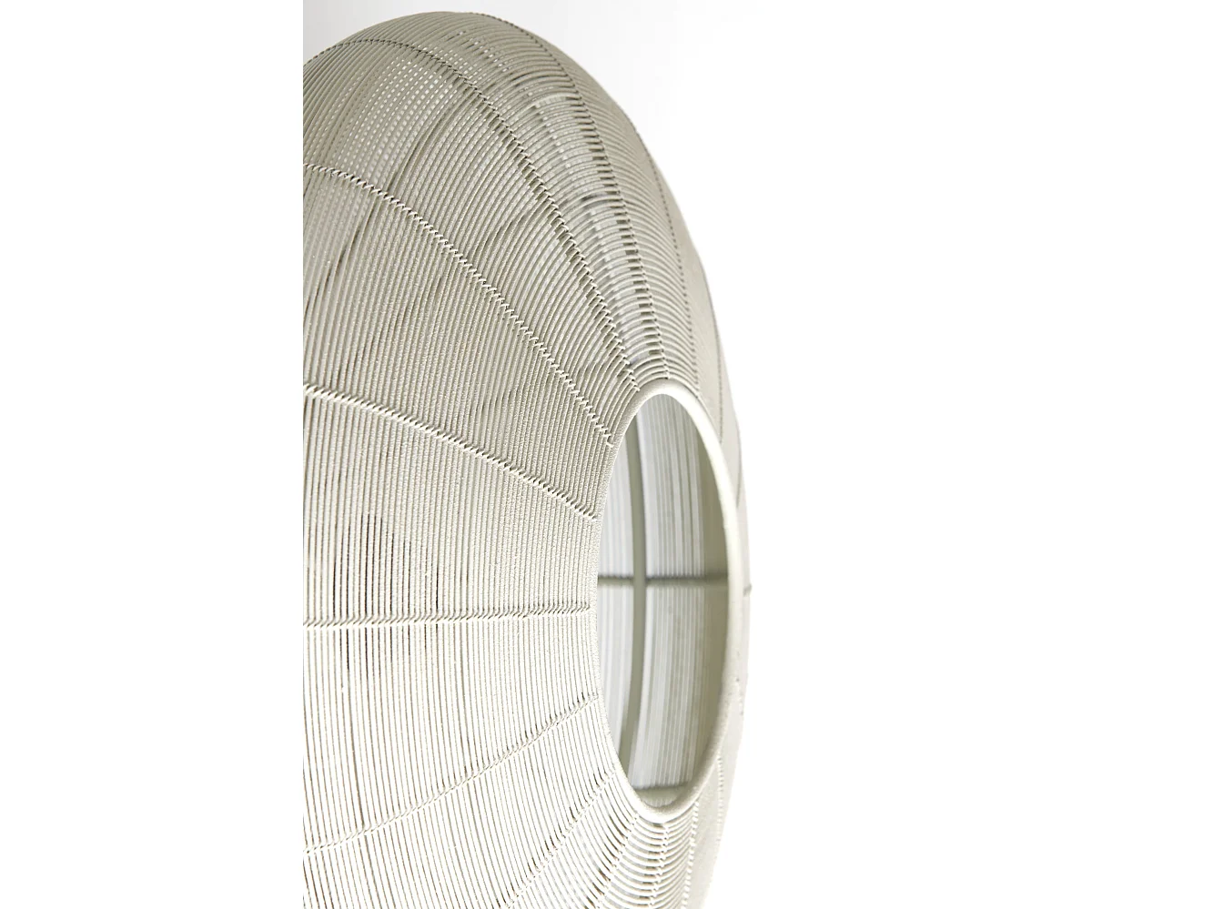 Plafonnier BAHOTO - Ø40x17cm - Blanc