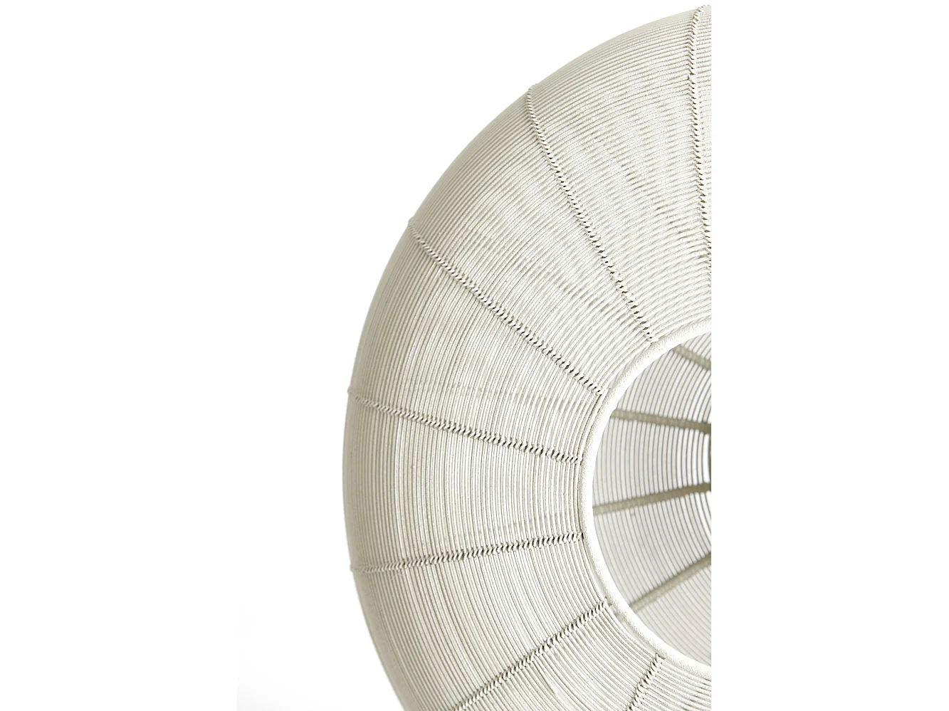 Plafonnier BAHOTO - Ø40x17cm - Blanc