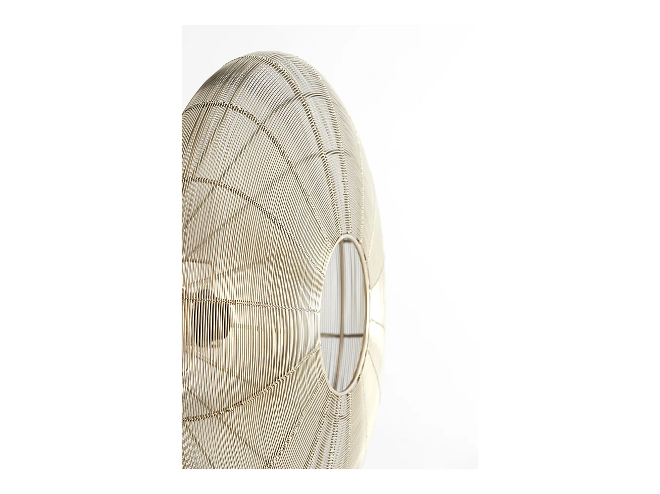 Plafonnier BAHOTO - Ø51x18cm - Doré