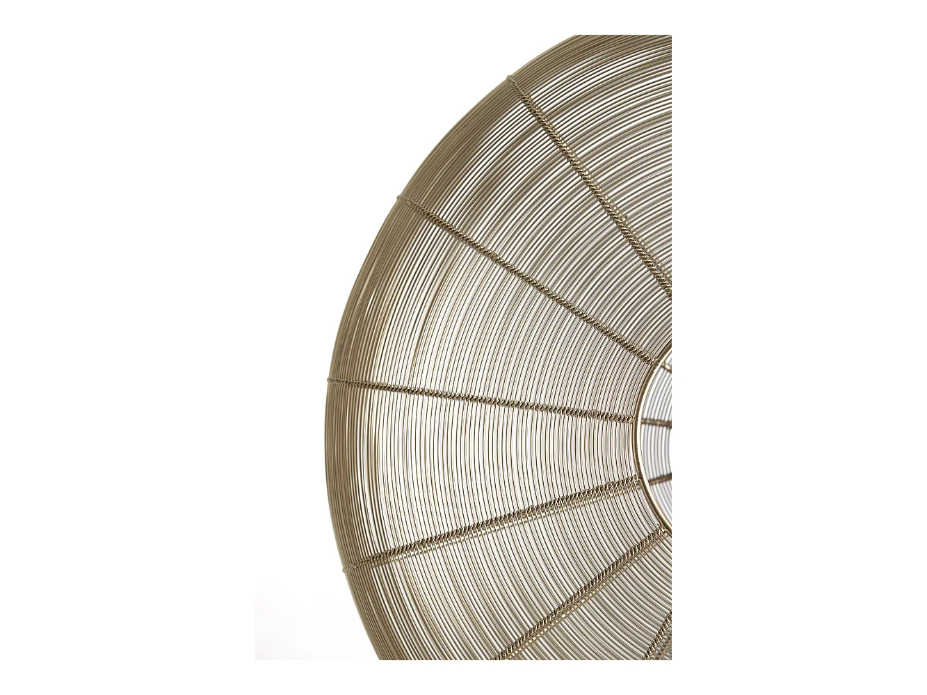 Plafonnier BAHOTO - Ø51x18cm - Doré