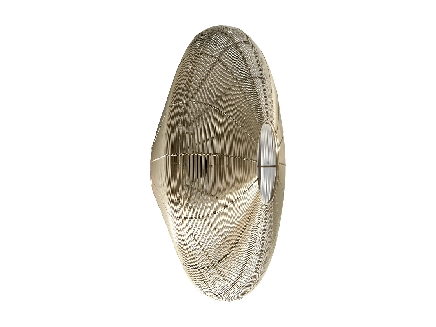 Plafonnier BAHOTO - Ø51x18cm - Doré