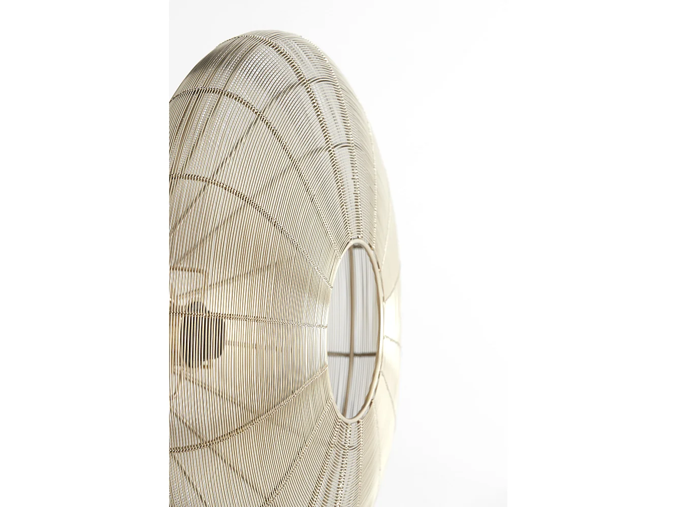 Plafonnier BAHOTO - Ø51x18cm - Doré