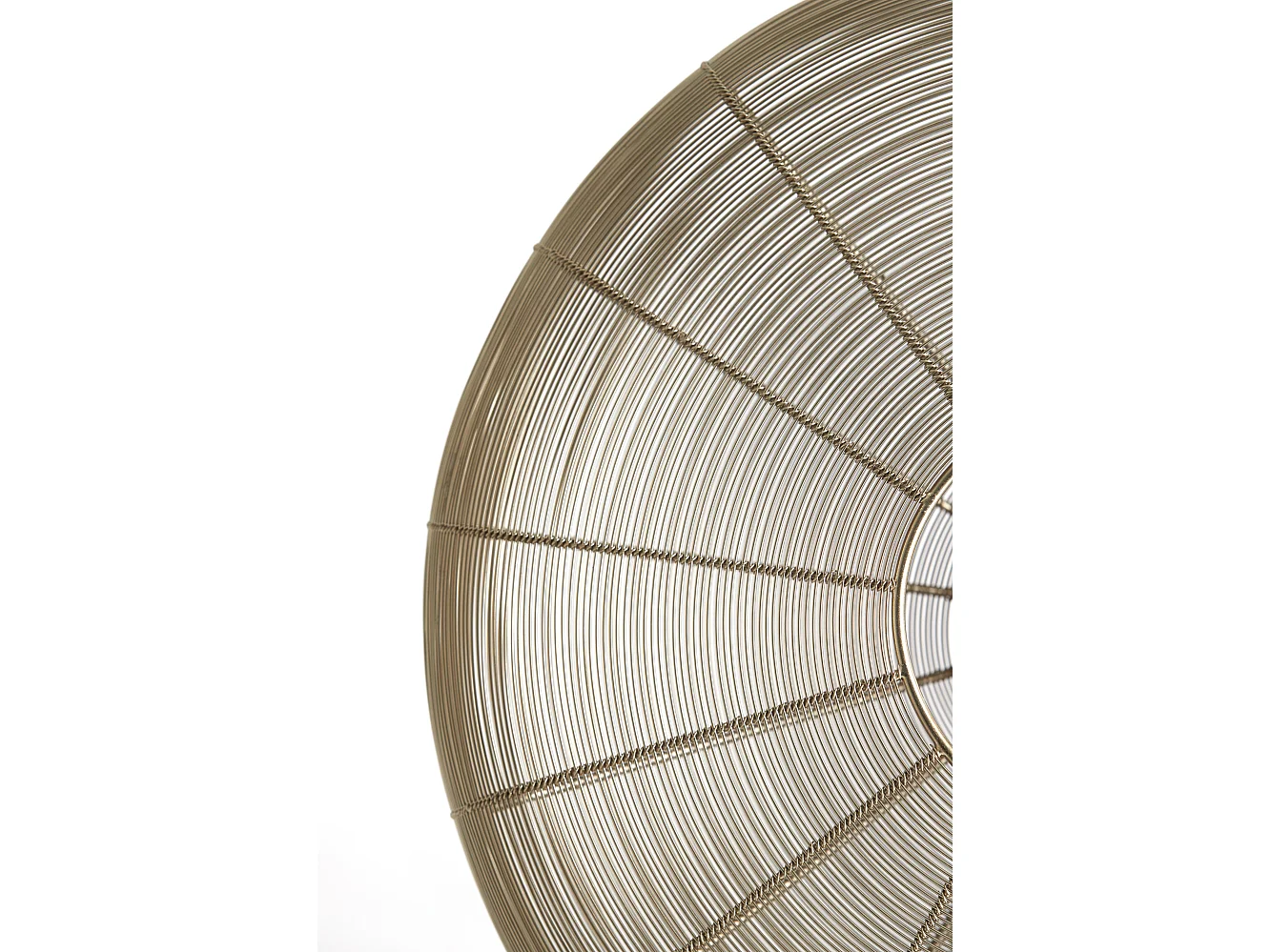 Plafonnier BAHOTO - Ø51x18cm - Doré