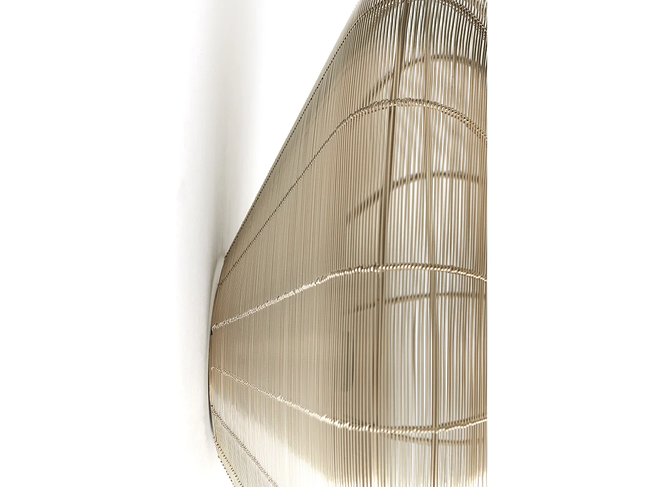 Plafonnier BAHOTO - Ø51x18cm - Doré