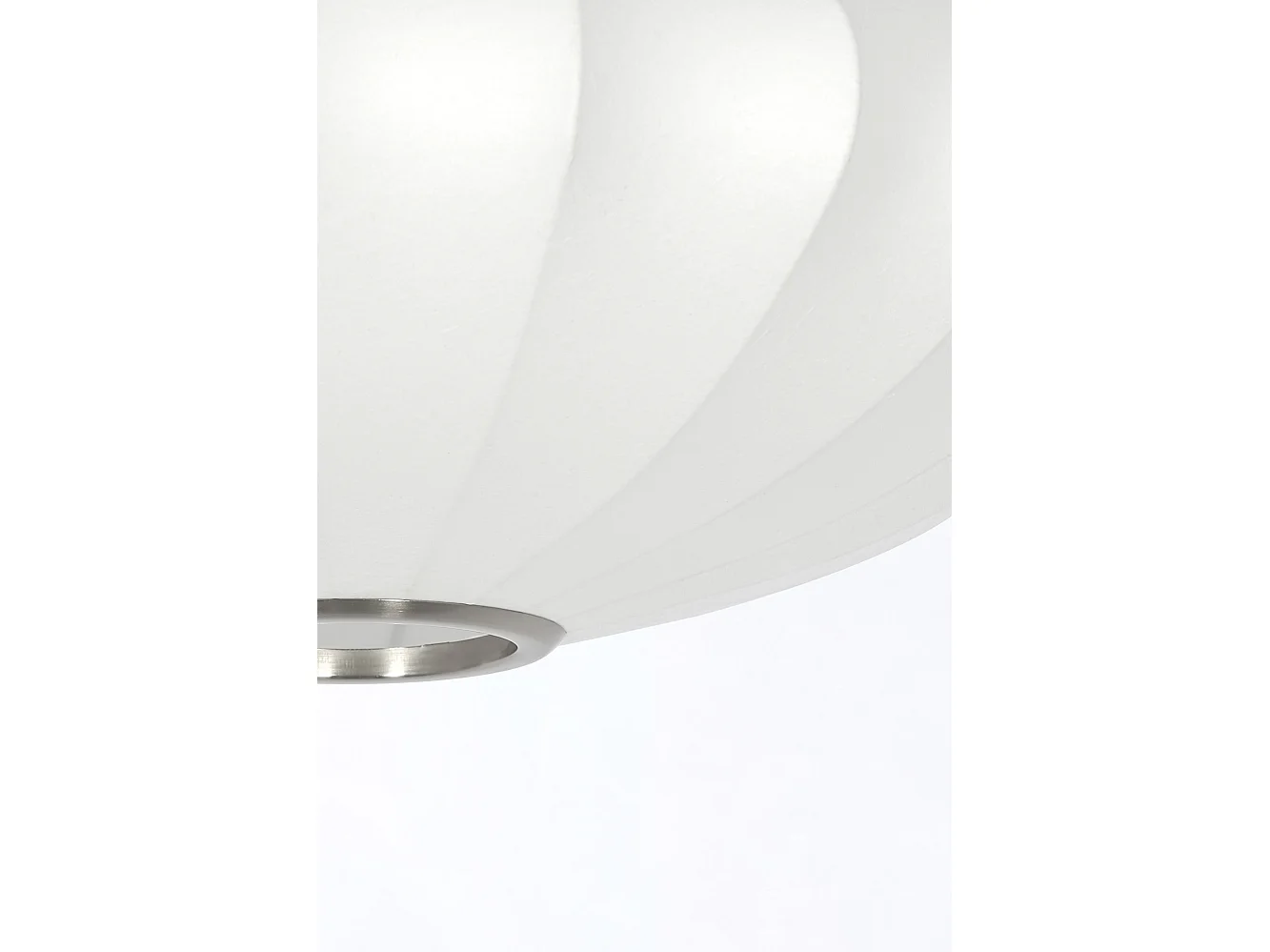 Plafonnier FAY - Ø50x22cm - Blanc