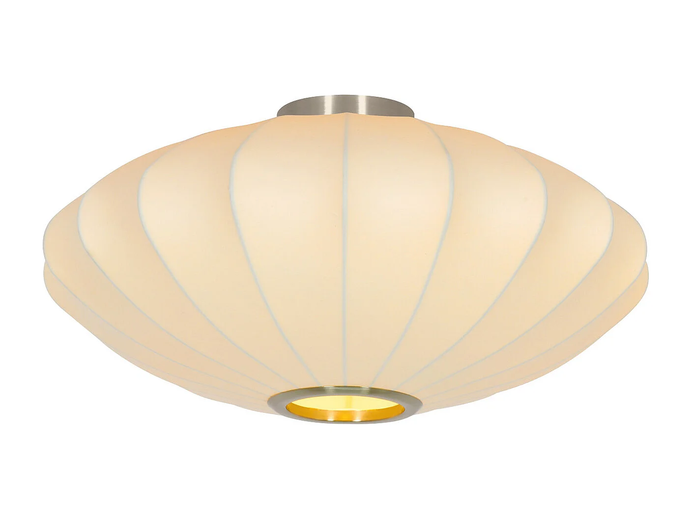 Plafonnier FAY - Ø50x22cm - Blanc