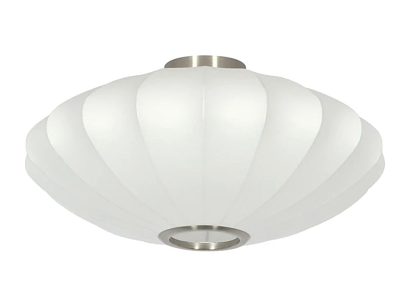 Plafonnier FAY - Ø50x22cm - Blanc