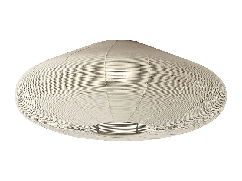 Plafonnier BAHOTO - Ø51x18cm - Blanc